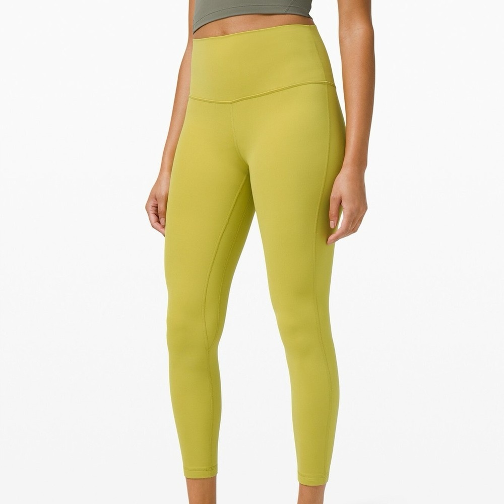 lululemon Yellow Align Performance Leggings, New with Tags, Size 6